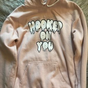 Blush pink hoodie